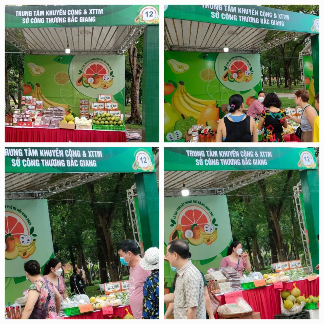 Tỉnh Bắc Giang tổ chức gian hàng tham gia Lễ hội trái cây thành phố Hà Nội năm 2022
