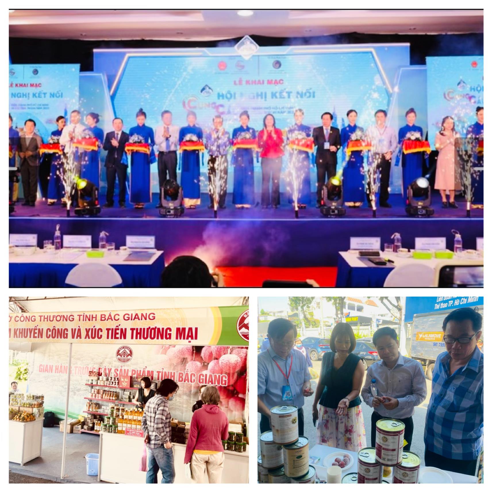 Trung tâm Khuyến công & XTTM tỉnh Bắc Giang tham dự Hội Nghị kết nối cung, cầu giữ thành phố Hồ Chí Minh và các tỉnh thành năm 2023