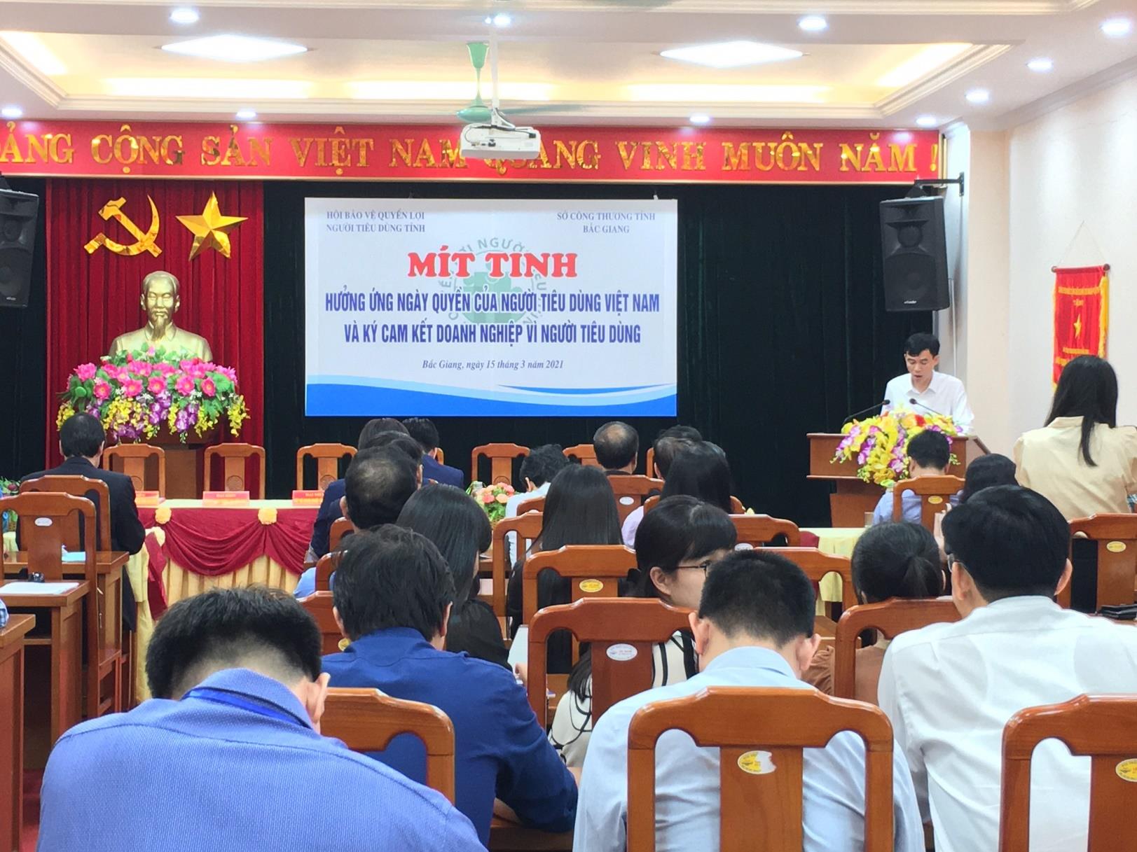 Hình ảnh: Các hoạt động hưởng ứng Ngày Quyền của người tiêu dùng Việt Nam năm 2021 tại Bắc Giang