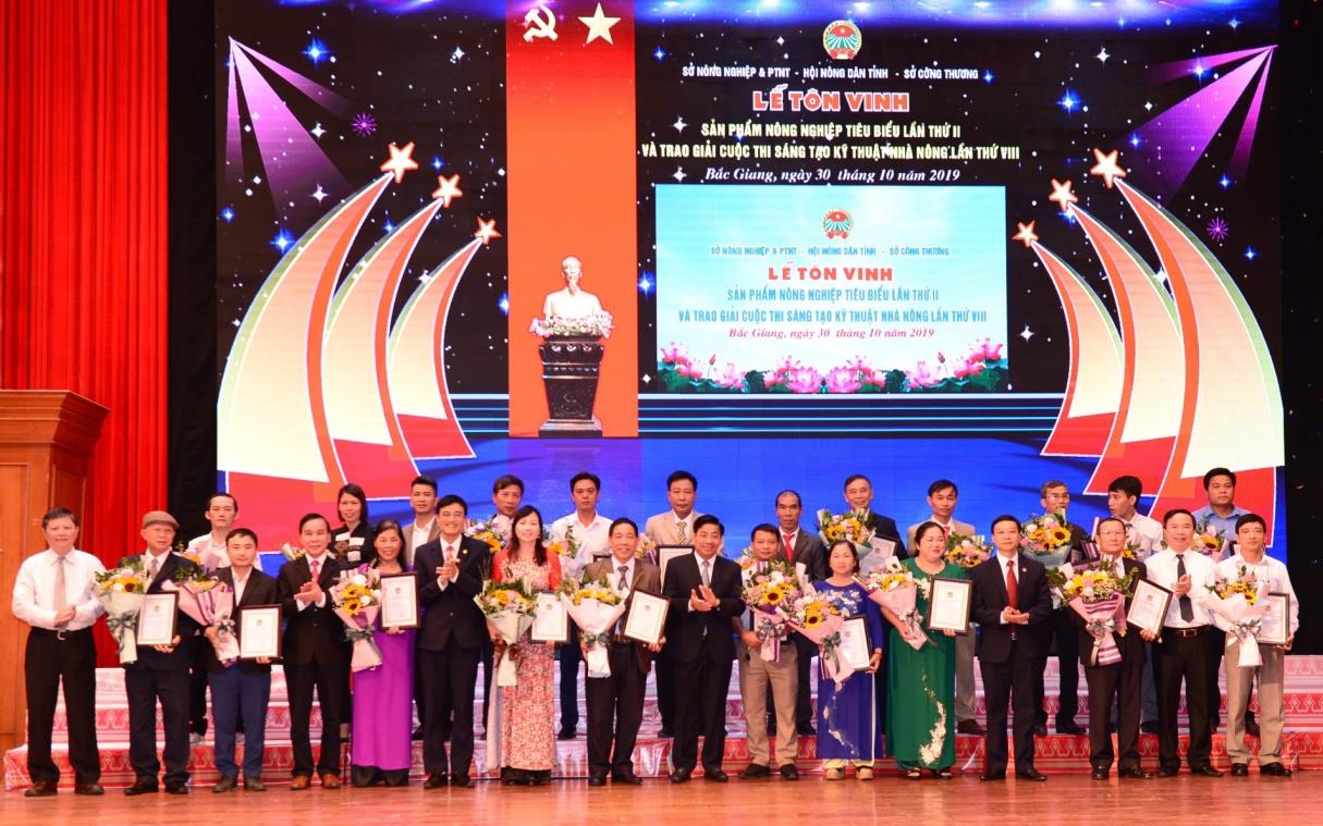 Lễ tôn vinh sản phẩm nông nghiệp tiêu biểu  tỉnh Bắc Giang lần thứ II năm 2019