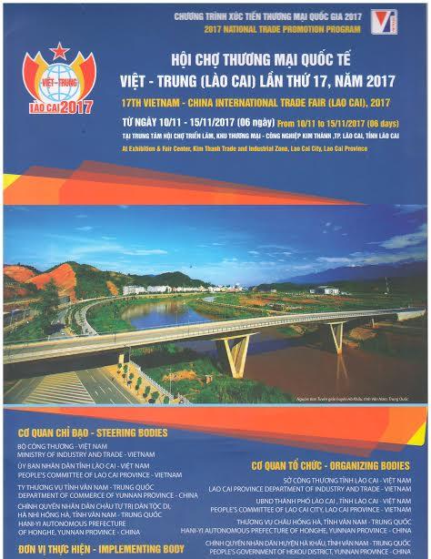 Mời tham gia Hội chợ Thương mại quốc tế Việt –Trung (Lào Cai) lần thứ 17 năm 2017